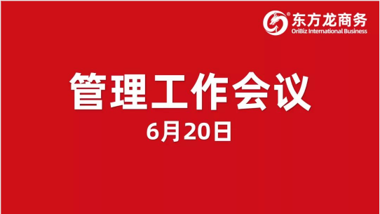 東方龍商務集團舉行管理工作會議，打造卓越委托招商職業(yè)經(jīng)理人，適應集團擬上市管理要求！